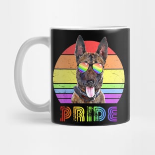 LGBTQ Belgian Dog Gay Pride Mug